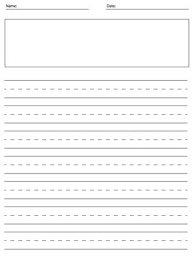 Paper quality is not only determined by the final look. Writing Paper Lines With Story Plan Box Homeschool Writing Writing Paper Handwriting Lines