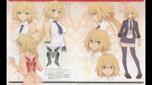 pin by pakamon patiyasakul on 設定画 fate anime series female character concept joan of arc fate