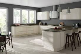 Glossy Cream Kitchen Cabinets Google Search Kitchen Remodel Design Gloss Kitchen Replacement Kitchen Cupboard Doors