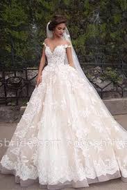 Gorgeous Sheer Neck Cap Sleeves Lace Appliques A Line Wedding Dress In 2020 Ball Gowns Wedding Off Shoulder Wedding Dress Wedding Dresses Lace