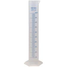 Buy 500ml Plastic Graduated Cylinder Printed And Molded Graduations Single Metric Scale Polypropylene Karter Scientific 237n2 Single Online In Indonesia B075jr7phf
