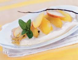 Marinierte Pfirsiche Mit Campari Sabayon Rezept Rezept Pfirsich Marinieren Rezepte