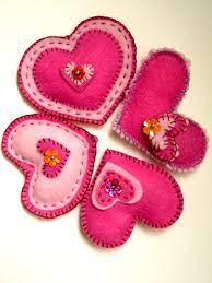 Felth Cloth Hand Sewn Heart Art Crafts Sew Sweetness Felt Hearts Sewing Hacks
