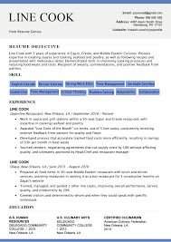 Line Cook Resume Sample Writing Tips Resume Genius
