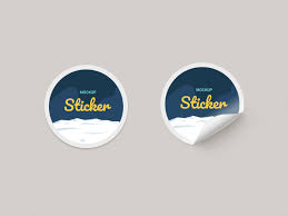 Round Paper Stickers Mock Up In 2020 Sticker Paper Mockup Free Mockup