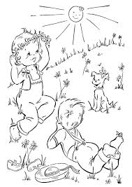 And now, here's your chance to color your way to a world of art with the countless free printable coloring pages presented here. Coloring Pages Kids Playing In Spring Coloring Page