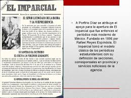 Industrialización de la prensa el imparcial, 1896 Prensa Taller De Comunicacin Ii Paula Nereyda Galvn