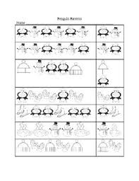 Penguin Winter Patterns Preschool Worksheets Kindergarten Math Worksheets Preschool Math Printables