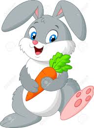 Lapin Heureux Holding De Bande Dessinee Carotte Banque D Images 27656761 Dessin Lapin De Paques Dessin Lapin Dessin De Pingouin