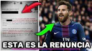 Maybe you would like to learn more about one of these? Filtrado Este Es El Burofax Donde Messi Renuncia Al Barcelona Se Va Al Psg Youtube