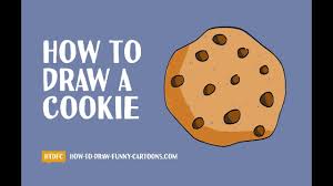 How to draw a cookie for christmas easy and cute. How To Draw A Cookie Youtube