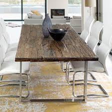 Tables gigognes métal et verre noir gelz. Table Stanton Bois Recycle Verre Trempe Acier Inox Bizzotto En Offre Speciale Sur Zeeloft