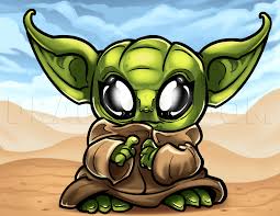Star wars jedi baby version.💕starwars playlist: Draw Baby Yoda Step By Step Drawing Guide By Dawn Dragoart Com