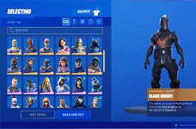 Tags black knight season 2 fortnite account cheap og account skull trooper scyth the reaper. Selling Fortnite Account Fa Black Knight 80 Skins Min Price 90 Epicnpc Marketplace