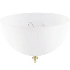 Free delivery and returns on ebay plus items for plus members. Westinghouse 4 3 4 In Acrylic White Dome Clip On Shade With 7 3 4 In Width 8149400 The Home Depot