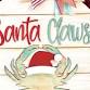 Santa Claws Door Hanger Workshop @ Wine & Desing event in Morehead City, NC