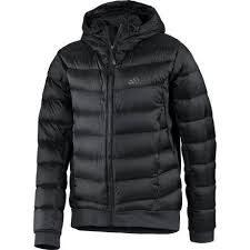 Adidas Outdoor Hiking Hybrid Down Jacket Men S Black Solid Grey Large From Adidas List Price 139 95 Price 83 Mens Jackets Men Hiking Adidas Men