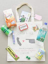 Our Favorite Wedding Welcome Bag Ideas Welcome Bags Wedding Weekend Wedding Hotel Bags