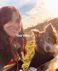 Ukrainian street dog adopted as full-time camper companion