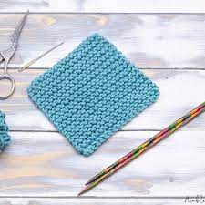 1st april 2019 ♥ 0. How To Knit A Coaster For Beginners Step By Step Tutorial Video