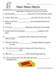 Their There They Re Homophones Worksheet In 2020 Homophones Worksheets Super Teacher Worksheets Vocabulary Worksheets