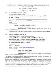 Se lucreaza tot corpul de relaxare sau pe zone dureroase (febra musculara ,contracturi de la. Contract De Prestari Servicii Medicale Stomatologice Intre Pcon168