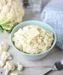 Garlic Mashed Cauliflower Using Taylor Farms Cauliflower Pearls Newproduct Mashed Cauliflower Recipe Garlic Mashed Garlic Mashed Cauliflower