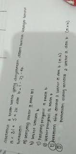 Jan 27, 2020 · contoh soal vektor matematika peminatan kelas 10 semester 2. Bantu Plis Soal Vektor Matematika Kelas 11bantuin Yang D E Dan F Aja Jika Tidak Paham Maka Skip Brainly Co Id