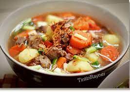 Resep Sup Sapi Wortel Kentang Berempah Ala Diriku Oleh Tintin Rayner Resep Resep Sup Resep Daging Sapi Resep Makanan Bayi