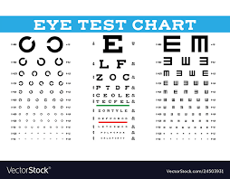 Eye Test Chart Set Vision Test Optical