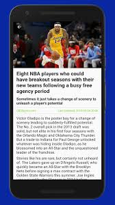 Get unrivaled nba coverage from the best newsroom in sports. Basketball Nba News Scores Stats Schedules For Android Apk Download