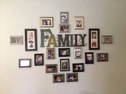 Metal Family Wall Decor With Picture Frames Around Decoracao
