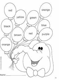 Colors English Worksheets For Kids English Lessons For Kids Kids Learning Activities