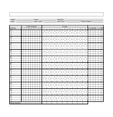 30 Printable Baseball Scoresheet Scorecard Templates