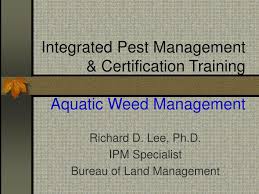 Which of the following best describes integrated pest management (ipm)? Ppt Integrated Pest Management Certification Training Aquatic Weed Management Powerpoint Presentation Id 159323