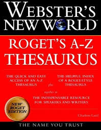 Glossary of musical terms 132 c cadence: Webster S New World Roget S A Z Thesaurus Paperback Overstock Com Shopping The Best Deals On Thesauri World Dictionary Thesaurus Essay Format