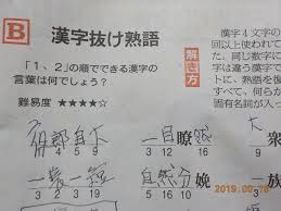 白州の杜からブログ 四文字熟語 一知半解 を思い知る