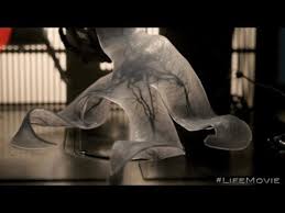 It is called a science fiction movie because the story takes place in outer space, and there are alien creatures. Life 2017 Calvin The Baby Monster First Kill Rory Fhd