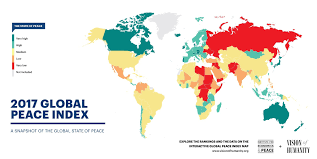 Produced annually by the institute for economics and peace, gpi helps identify and measure the attitudes, institutions, and structures that build a more peaceful society. Global Peace Index 2017 Popsugar Middle East Smart Living