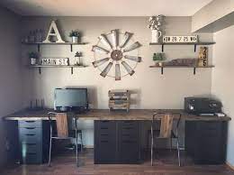 Best Decorating Home Office In Farmhouse Style Working At Home For Some People Provides Different Farmhouse Office Decor Home Office Decor Farmhouse Office