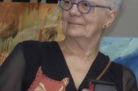 Water, water ... a cool abstract concept painted by CAW member Sallie  Saunders at Jan Cristaudo's recent workshop beside the Lake and in our  studio.