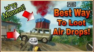 Airdrops are the best possible option to get good quality supply or you can hunt down other players and loot from them. Pubg Mobile How To Get Air Drops Easily Or Just Steal It Wtf Moment Lol Youtube
