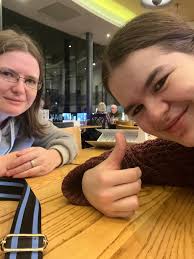 Meeting a celebrity at a fan event