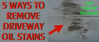 Don't worry, all hope is not lost! 5 Ways To Remove Oil Stains From A Driveway