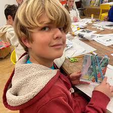 SB Culture Blog elective students had a blast last week exploring the Santa  Barbara Museum of Art. Students enjoyed a private docent-led tour of the  latest exhibits and exercised their own creativity