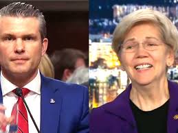 Lawrence O'Donnell, Elizabeth Warren Laugh At Pete Hegseth
