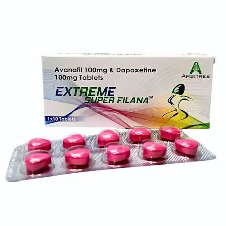 Avanafil Dapoxetine Tablets, 100 mg at ₹ 500/stripe in Nagpur | ID: 2854255753312
