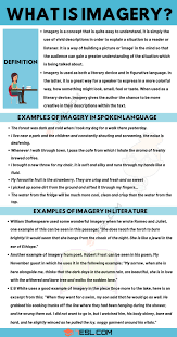 Imagery Definition And Useful Examples Of Imagery In Speech And Literature In 2020 Imagery English Writing Skills Literary Terms