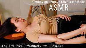 Chubby girl is extremely cute when experiencing massage at LINN 