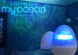 The Bath Palette Contains 9 Blue Led Lights That Recreate The Rippling Relaxing Feel Of The Ocean In Your Own Bathroom Ocean Room Blue Led Lights Mermaid Room
